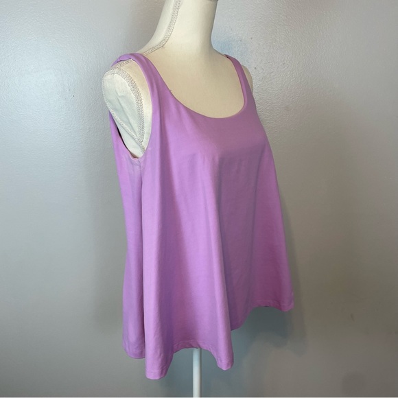 Susana Monaco Purple Tank Top Built In Bra Size Medium - Picture 3 of 11